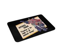 EAEQKOUC 3d 3D OptimusPrime - La libertà è il diritto di tutti gli esseri senzienti Zerbino antiscivolo Tappeto da terra Ingresso casa Salottino Tappetini - 50x80cm