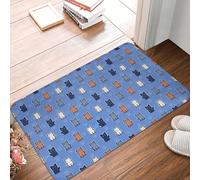 EAEQKOUC 3d 3D Tanti gatti, zerbino antiscivolo, tappeto da terra, tappeto Dust-Proo per ingresso cucina, casa, salotto, tappetini per i piedi - 50x80cm