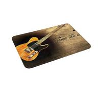 EAEQKOUC 3d Ritratto di chitarra 3D. Vagabondi come noi. Tappetini antiscivolo Walls Of Fame per ingresso cucina, tappetini per i poggiapiedi del soggiorno - 50x80cm