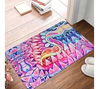 EAEQKOUC 3d Tappeto antiscivolo 3D infinito, tappeto lavabile per tappeto per ingresso cucina, tappetini per il balcone della casa, 50x80cm