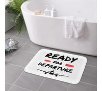 EAEQKOUC Aerei pronti per la partenza, zerbino antiscivolo, tappeto per il pavimento, tappeto per l'ingresso della cucina, tappetini per la camera da letto, tappetini 3D-40x60cm