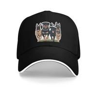 EAEQKOUC Cappello da Baseball Malinois, Rottie, Lab, Tedesco Anime Cappello da Trekking Sport cap Cappello da Pesca per Le Donne degli Uomini Regali