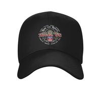 EAEQKOUC Cappello da Baseball Personalizzato Classico Unisex Cavalcare la Route 66 Adulto Biker Moto Crociera America's Highway Regolabile Cappello papà Hip Hop Regali