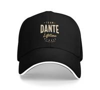 EAEQKOUC Cappello da Baseball Team Dante Membro A Vita Nome Personalizzato Cappello Uomo per Il Sole Inverno per Gli Uomini Uomo Donna Regali