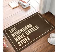 EAEQKOUC I vicini hanno roba migliore: zerbino umoristico, ingresso antiscivolo, cucina, porta del bagno, tappetini, camera da letto, balcone, tappeto, tappeto 3D-60x90cm.