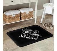 EAEQKOUC Maligator Belgian Shepherd Dog Malinois Portrait Anti-slip Tappetino Tappetino resistente Tappeto per i piedi 3D-40x60cm