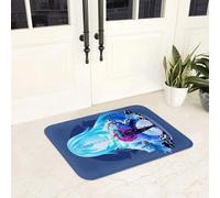 EAEQKOUC Tappeto 3d Sono stato reincarnato come uno slime anime con zerbino antiscivolo impermeabile olio per l'ingresso della cucina tappetino di casa tappeti natalizi