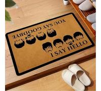 EAEQKOUC Tappeto 3d Zerbino da interno Tappetino anteriore Tu dici addio e io saluto Assorbente Spettacoli Buffy Tappeti a basso profilo per il patio d'ingresso Prato decorazioni natalizie