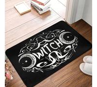EAEQKOUC Triple Moon Porta d'ingresso a pavimento Tappetini d'ingresso Cucina interna Bagno Zerbino WC Tappeto 3D-60x90cm