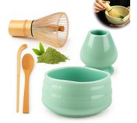 EAEVKPI Set Di 5 Fruste Per Matcha, Agitatore Per Matcha, Matcha Kit, Set Cerimonia Matcha, Accessori Giapponesi Per La Cerimonia Matcha, Matcha Whisk Set, Set Di Matcha Completo