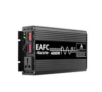 EAFC 4000W 12v 220v, Power Inverter di Potenza 4000W DC 12V AC 230V Invertitore di Corrente con 2 Porte USB 2.4A, Trasformatore per Auto Camper tablet phone fan Computer mini TV