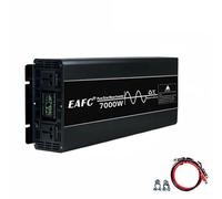 EAFC 7000W 12v 220v, Power Inverter di Potenza 7000W DC 12V AC 230V Invertitore di Corrente con 2 Porte USB 2.4A, Trasformatore per Auto Camper tablet phone fan Computer mini TV