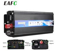 EAFC Inverter per auto 12V 220V Inverter di potenza 1000W/2000W DC a AC 12V a 220V convertitore di tensione per auto con caricatore USB