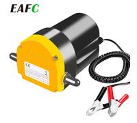 EAFC pompa olio motore per auto 12V estrattore di coppa del fluido Diesel elettrico Scavenge trasferimento del carburante aspirazione barca moto pompa dell'olio per auto Black