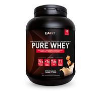 EAFIT Proteine in Polvere Whey 750 g Gusto Caramello |31 g per Shaker Proteine | Whey Protein Concentrate e Isolate, BCAA + L-Glutammina + Taurina, Integratore per Massa Muscolare, 11 Vitamine