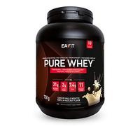EAFIT Proteine in Polvere Whey 750 g Gusto Vaniglia Nocciola |31 g per Shaker Proteine | Whey Protein Concentrate e Isolate, BCAA + L-Glutammina + Taurina, Integratore per Massa Muscolare, 11 Vitamine