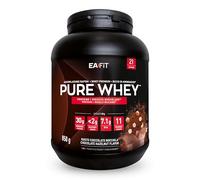 EAFIT Proteine in Polvere Whey - 850g Gusto Cioccolato alla Nocciola - 30g per Shaker Proteine - Integratore ad Alto Contenuto Proteico - Siero di Latte per Massa Muscolare - Mass Gainer per Sportivi