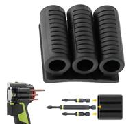 Eagerlyous/Forcipower - Universal Self-Adhesive Drill Bit Gripper, Drill Bit Holder Tool for Impact Driver. Quick Change on The Side of Your Power Drill or Driver (1pcs)