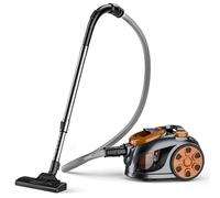 EagerMinds Aspirapolvere senza sacchetto, potente aspirapolvere da 2800 W, filtro HEPA per pavimenti per parquet, 1,5 l, raggio d'azione 5 m, per peli di animali/tappeti/pavimenti duri (B)