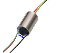 EAGHADEK Accessori per Giocattoli 1PCS RC Fotografia Aerea Drone Mini Conduttivo Slipring Dia.5.5/6mm 4CH 1A Ripresa Giunto Cardanico 360° Stabilizzatore palmare Slip Ring(Dia 6mm 4CH)