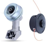 EAGHADEK Accessori per Utensili Bobina di rifinitura Scatola Ingranaggi Testa Ingranaggi Compatibile con Stihl FR130 FR220 FR350 FR450 FR480 FS44 FS75 FS80 FS85 FS-KM Trimmer Weed Eater