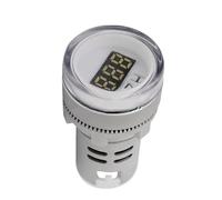 EAGHADEK Accessori per Utensili y 10 pz/Lotto AD16 Tipo AC60-500V Mini LED Rosso/Verde/Giallo Display Digitale Voltmetro AC Spia Luminosa/Lampada Pilota(AD1622W)