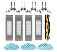 EAGHADEK Strumenti compatibili con Accessori per filtri con spazzole in Tessuto per Pulizia Set di Parti di Ricambio compatibili con Ecovacs DEEBOT N8 PRO N8 PRO+ Robot aspirapolvere