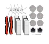 EAGHADEK Strumenti compatibili con per Compatibile con Xiaomi Dreame Bot W10&W10 PRO Robot aspirapolvere Accessori Spazzola Laterale Principale Filtro Panno e Supporto per mop