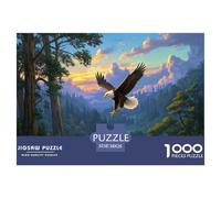 Eagle 1000 Pezzi Puzzle Classici Impegnativo E Difficile Per Difficoltà Sfida Per Adulti E Bambini Da 14 Anni E Più Puzzle Per Gioco Familiare, Festa Aziendale Regalo Per Amore E Amico 38x26cm/1000p