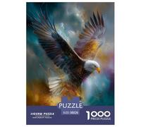 Eagle 1000 Pezzi Puzzle Gioco Di Famiglia Classico Jigsaw Puzzle Sfida Colore Per Regali Di Viaggio, Presente 38x26cm/1000pcs