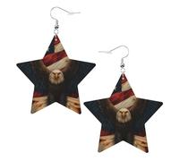 Eagle & American Flag Orecchini Divertenti Pendenti Leggera Orecchini Da Donna Per Feste Carnevale