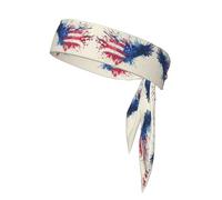 Eagle American Flag Tie Headband for Women & Men - Stylish Sports Head Tie, Suitable for Various Sports Activities