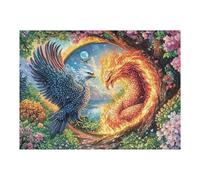 Eagle And Phoenix in Magic Confrontation Puzzle 500 Pezzi Per Famiglia E Amici Happy Time Rompicapo Relax Pressione Ridotta Giochi Da Tavolo Per Serate in Compagnia Regalo Natale 2025 500 PCS