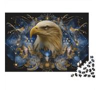Eagle Art Print Decor Puzzle Impossible 1000 Pezzi Decorazione Per La Casa. Rilassamento E Intelligence Per Adulti E Ragazzi Da 14 Anni 38x26cm/1000pcs