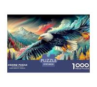 Eagle Awe-Inspiring Jigsaw Puzzles for Adults A 1000-Piece (Advanced) Saga of Impossible, Hard, And Difficult Challenging Puzzle Games for Women & Men - A Bonding Adventure for Adults And Kids