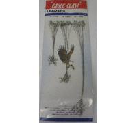 Eagle Claw EL36BR Brillante Acciaio Leader Assortiti Rivestito IN Nylon 36 Pezzi