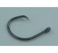 Eagle Claw L2022 10/0 Heavy Offset Wide Gap Circle Hook BlackPlatinum 25CT
