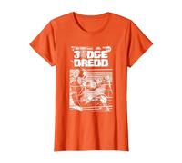 Eagle Comics Giudice Dredd Lawmaster No.8 2000 d.C Maglietta, Donna, Arancio, 3XL