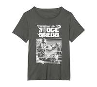 Eagle Comics Giudice Dredd Lawmaster No.8 2000 d.C Maglietta, Donna Plus-Size, Asfalto, 3X