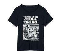 Eagle Comics Giudice Dredd Lawmaster No.8 2000 d.C Maglietta, Donna Plus-Size, Nero, 3X