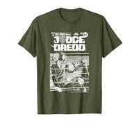 Eagle Comics Giudice Dredd Lawmaster No.8 2000 d.C Maglietta, Uomo, Oliva, 3XL