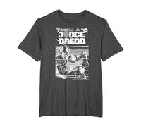 Eagle Comics Giudice Dredd Lawmaster No.8 2000 d.C Maglietta, Uomo Taglie Grandi, Grigio Scuro, 3X Tall