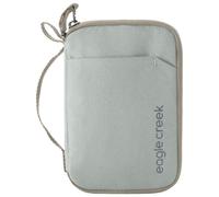 eagle creek Stash - Portafoglio per passaporto con identificazione a radiofrequenza, blocco RFID, organizer da viaggio, cerniera sicura, design unisex, 367 Storm Grey