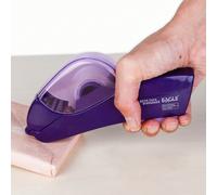 Eagle Distributore automatico di nastro adesivo, taglierina portatile tutto in uno senza batteria necessaria (con 2 rotoli di nastro), viola Tagli UnicaABS