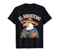 Eagle El Squatcho Poncho America Aquile Divertenti Aquile Bambini Maglietta