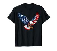 Eagle Flag 4th of July American USA Patriotic Maglietta