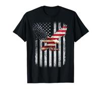 Eagle Flag 4th of July American USA Patriotic Maglietta