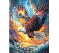 Eagle Flying Over A Fiery Mountain Valley Puzzle 500 Pezzi Collezione Multicolore Premium Science Fiction Magical Dream Paesaggi Classici Per Amanti Del Puzzle Regalo Natale E Festa Aziendale Per Col