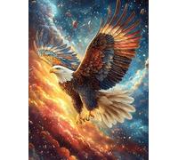 Eagle Flying Over A Magical Sky Puzzle 500 Pezzi Rompicapo Rilassante Premium Scenery Science Fiction Antistress Naturale Attività Per Il Benessere Regalo Per Chi Lavora Molto 500 PCS