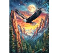 Eagle Flying Over Mountain Valley Rompicapo 1000 Pezzi Per Regalo Aziendale Cartone Rigido Tema Business Magical Accompany Fairy Tale Per Team Building Con Confezione Personalizzabile Qualità Premium